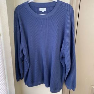Aerie you oversized waffle print crewneck
